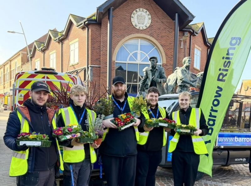 Barrow Rising adding greenery to town centre