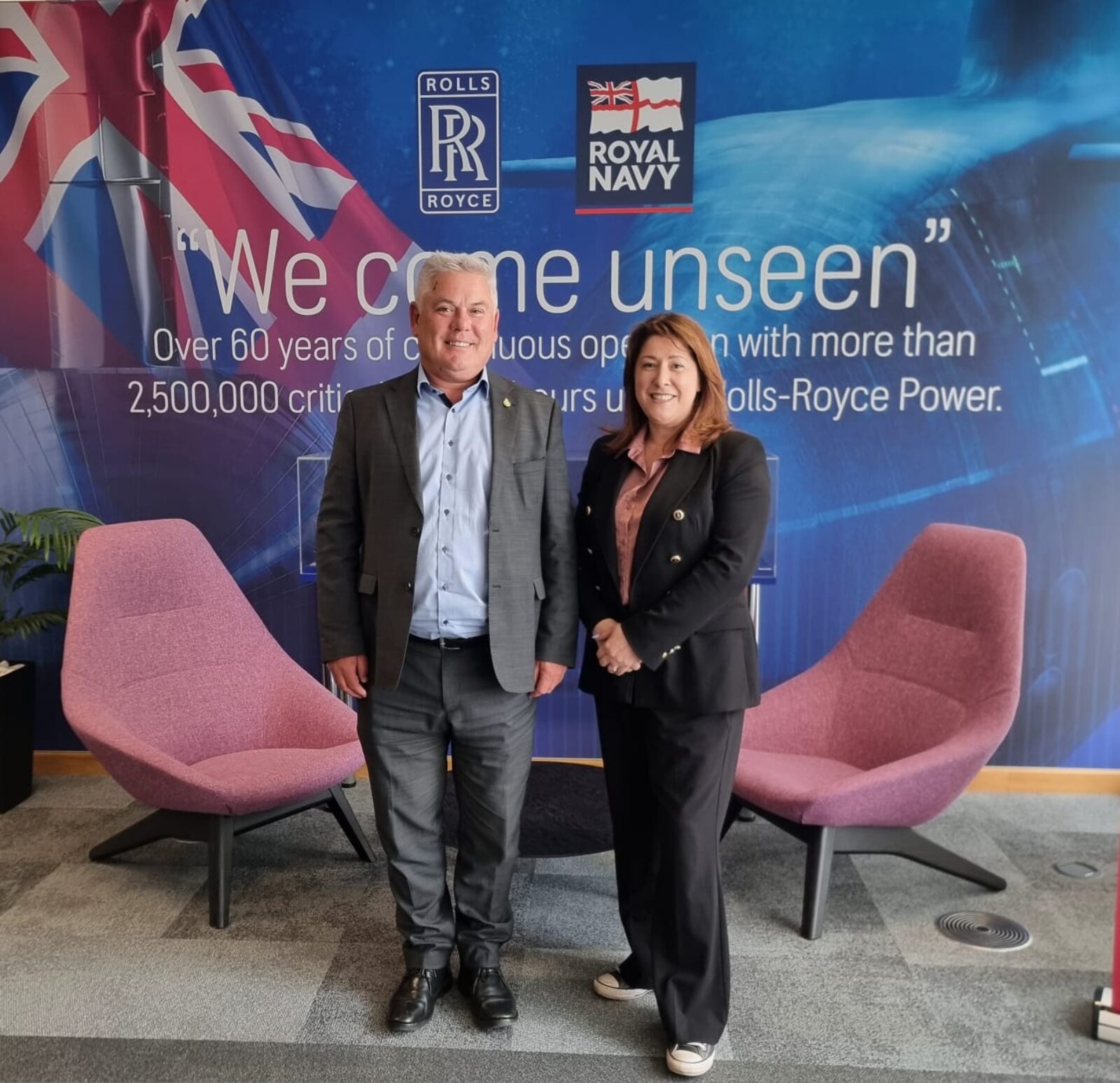 Michelle at Rolls-Royce