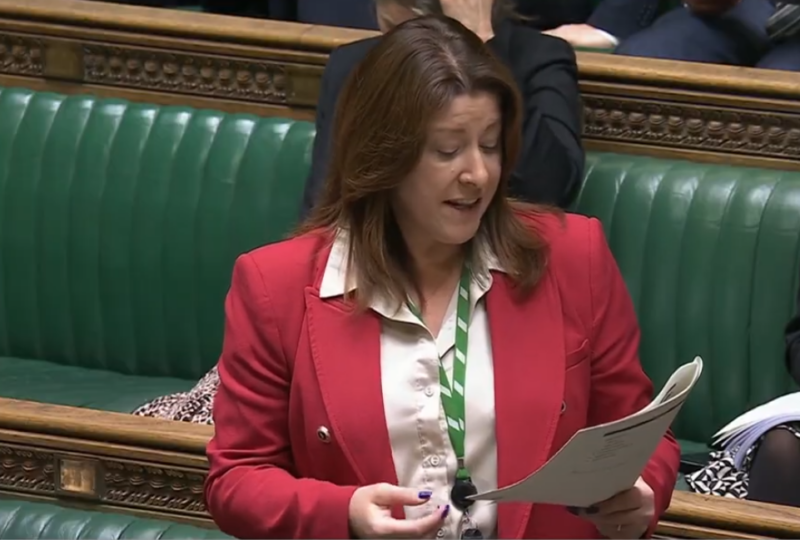 Michelle in the House of Commons